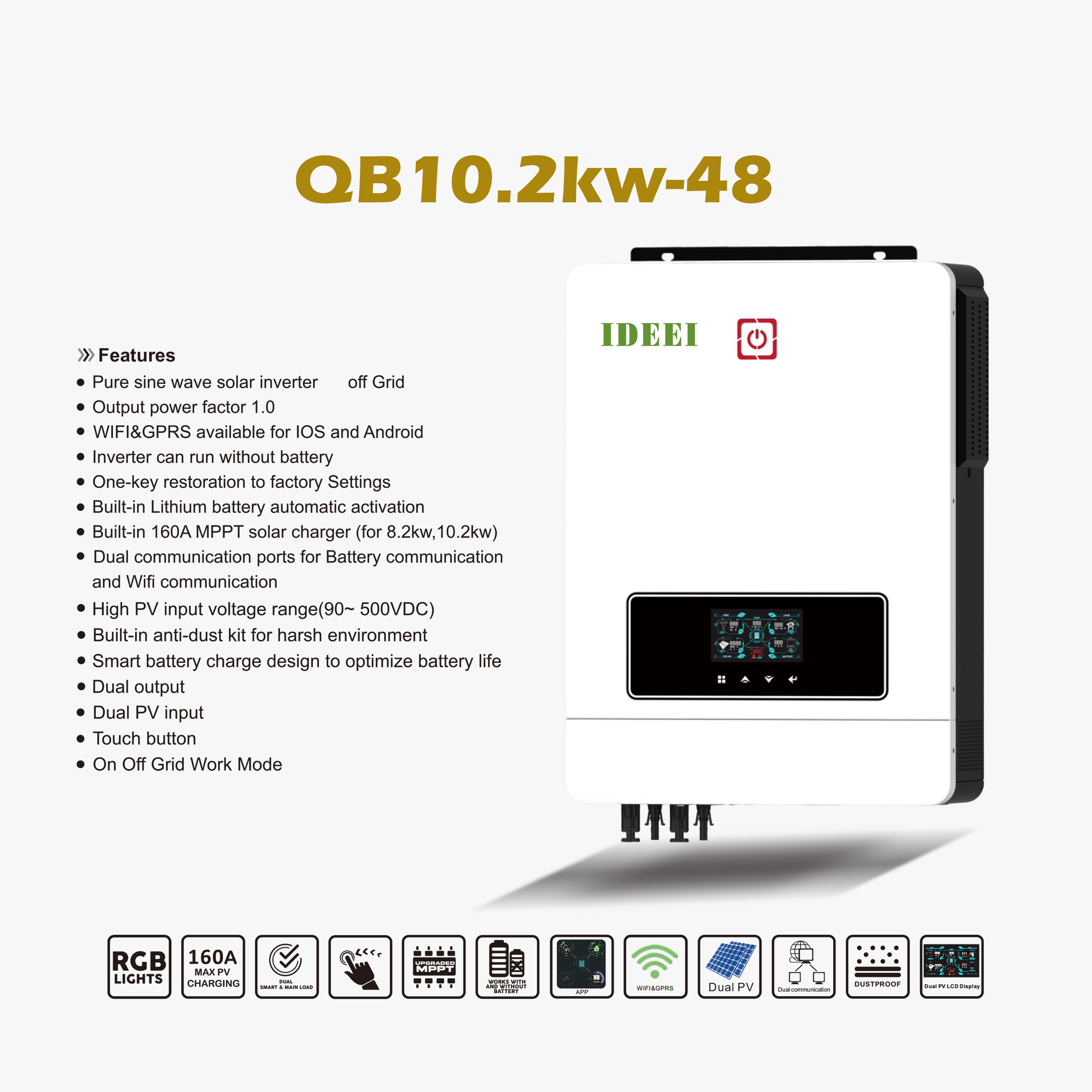 Factory Direct Hybrid Solar In - Pure Sine Wave Inverter 리뷰 및 가격