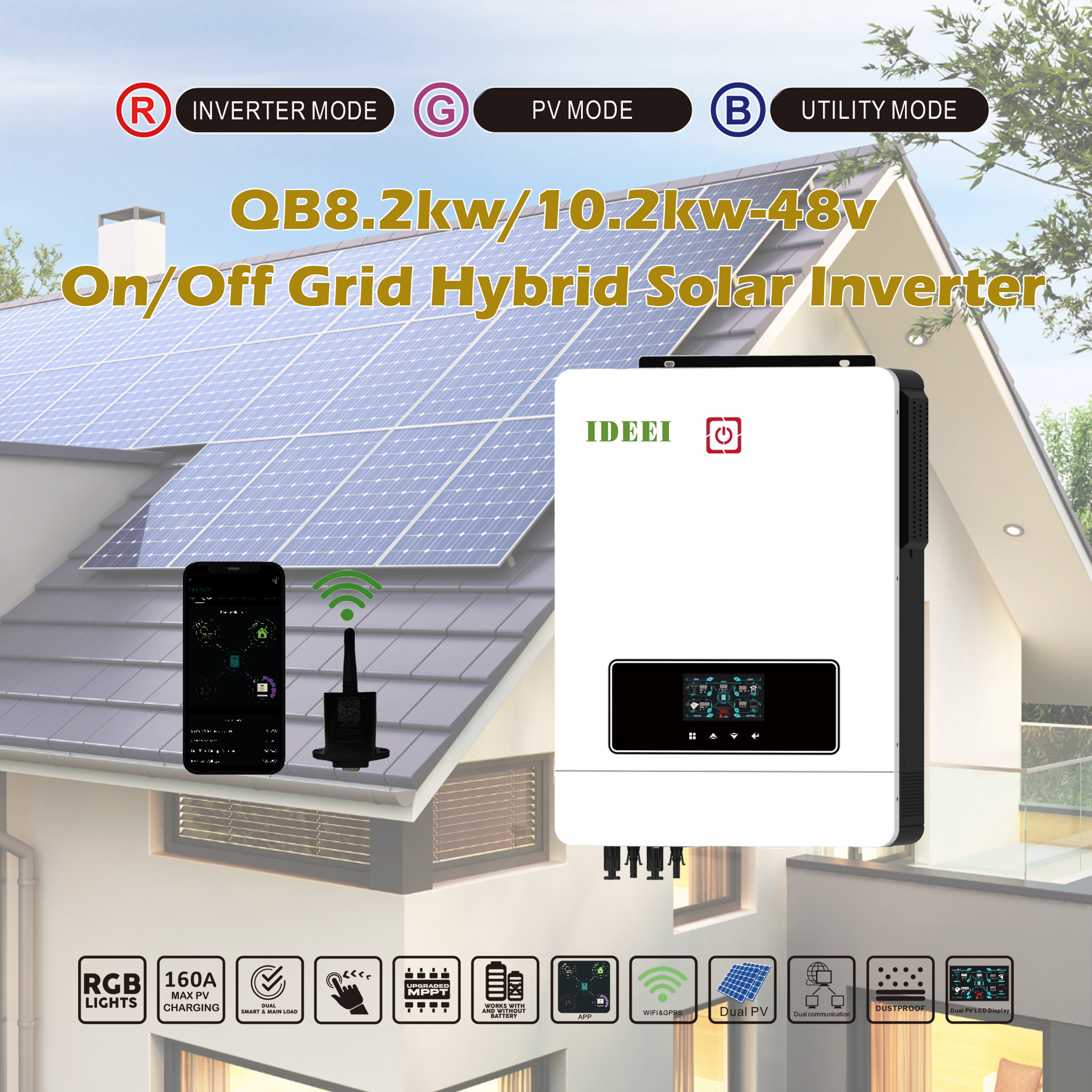 Factory Direct Hybrid Solar In - Pure Sine Wave Inverter 리뷰 및 가격